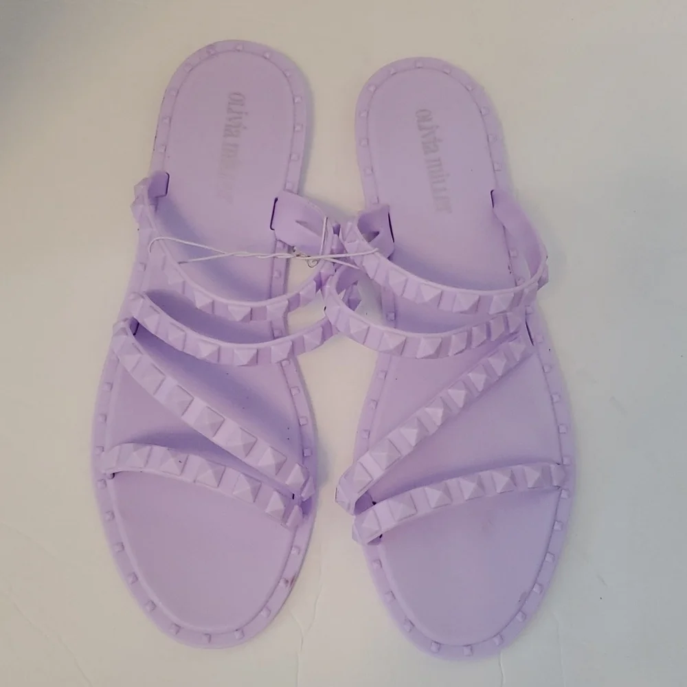 Olivia Miller Women Lavender Sandels